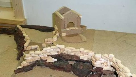 Backhaus, erster Schritt Backhaus, erster Schritt