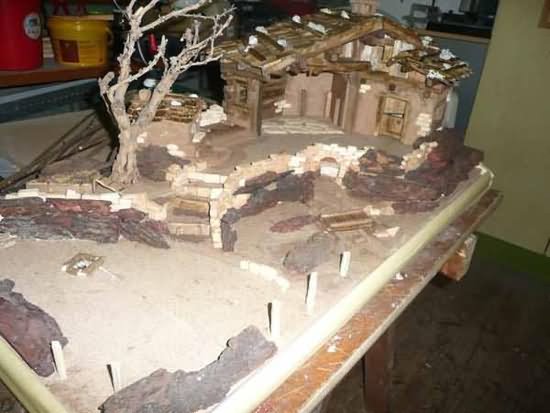 Baufortschritt der Krippe Baufortschritt der Krippe